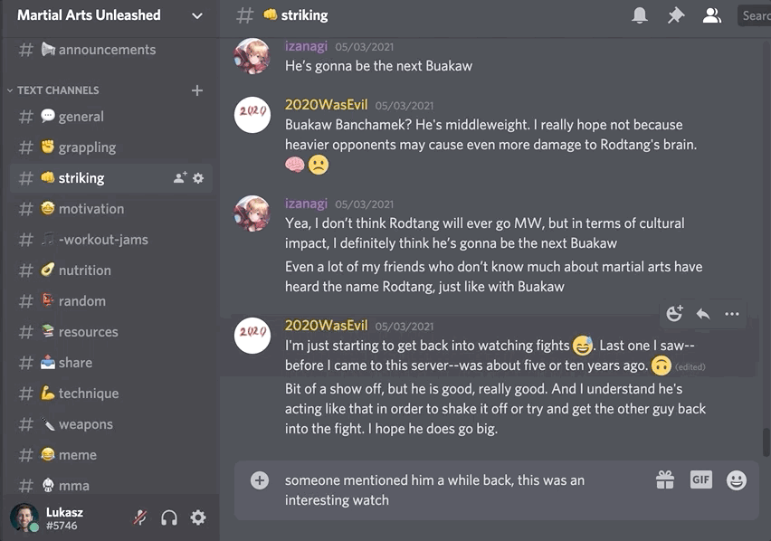 discord chat