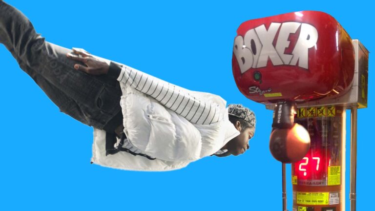 Punching bag machine FAILS and WINS