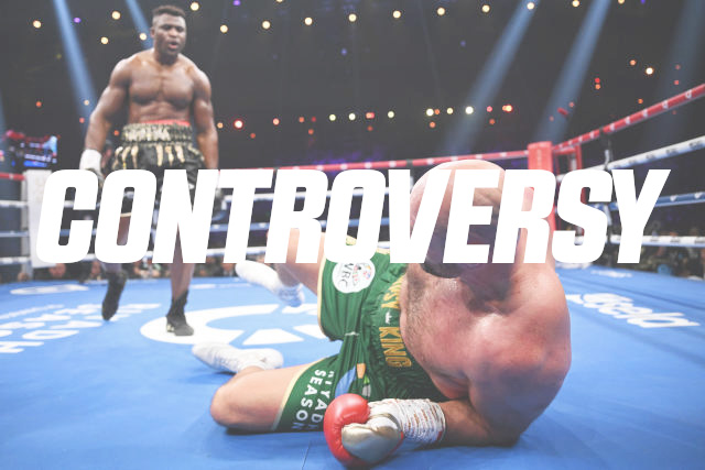 Tyson Fury VS Fancis Ngannou elbow and headbutt controversy